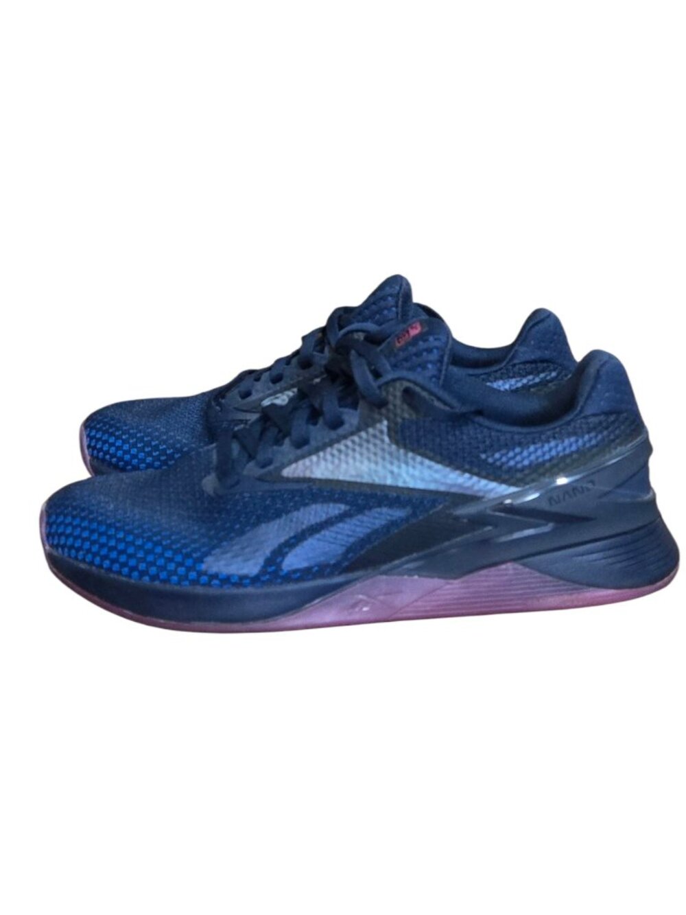 Reebok Nano X3 Women's Training Shoes Navy/Pink/Blue Colorway Size 9.5